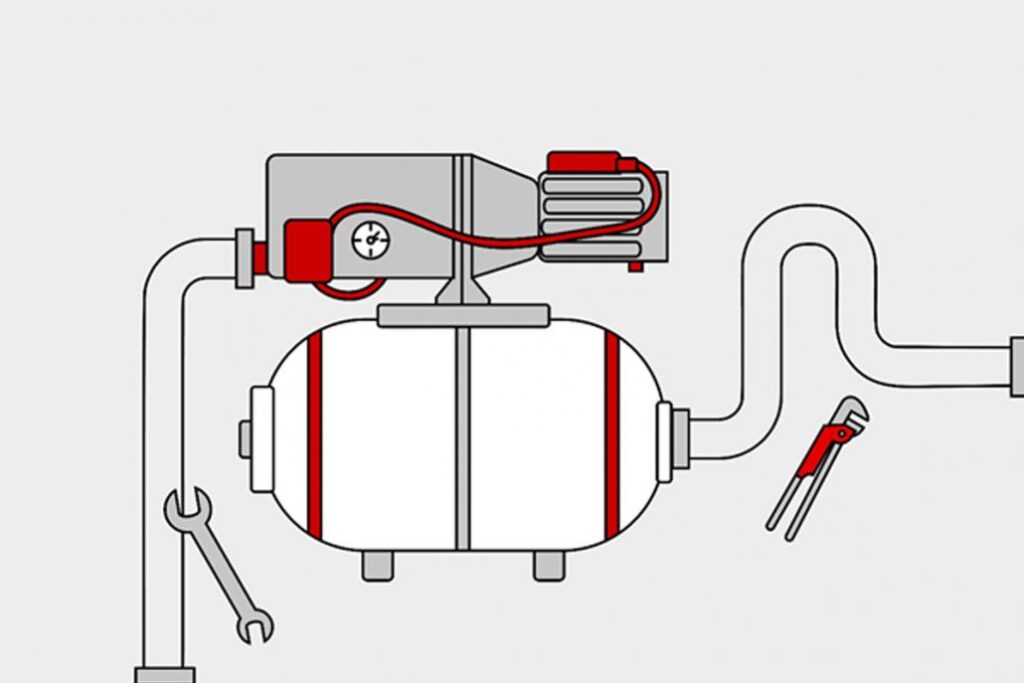 3. بررسی عملکرد پمپ آب ساختمان