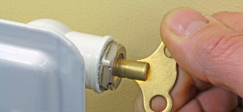 باز کردن مسیر رادیاتورها برای گرم شدن محیط