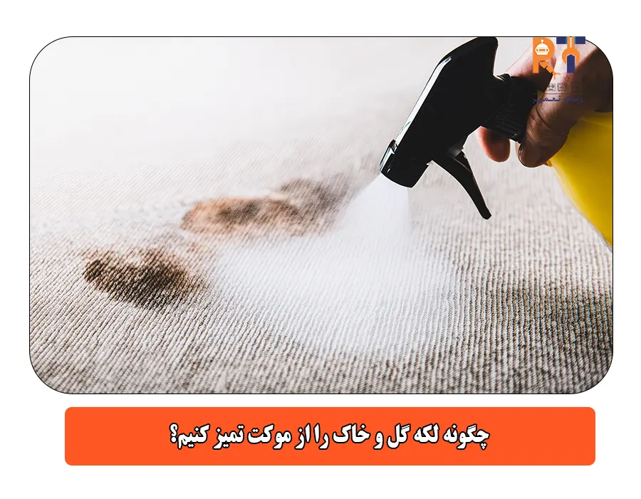 چگونه لکه گل و خاک را از موکت تمیز کنیم؟